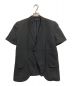 COMME des GARCONS（コムデギャルソン）の古着「ショートスリーブデザインジャケット」｜ブラック