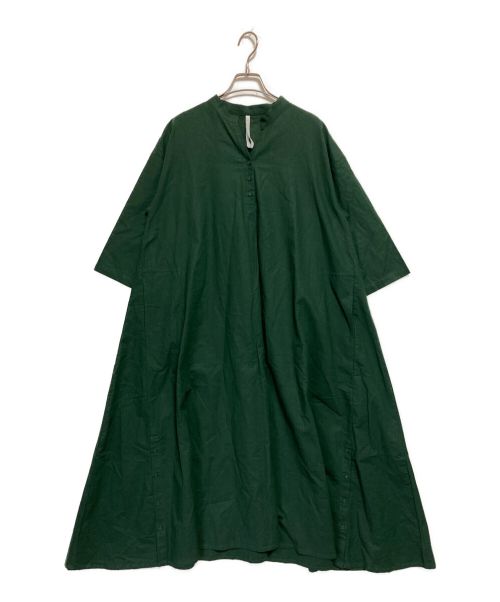 TUTIE.（ツチエ）TUTIE. (ツチエ) プルオーバーシャツワンピース グリーン サイズ:下記参照の古着・服飾アイテム