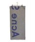 中古・古着 Acne studios (アクネストゥディオス) ロゴ ジャカード ストール ブルー：12800円