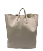 YOUNG & OLSEN The DRYGOODS STOREヤングアンドオルセン ザ ドライグッズストア）の古着「EMBOSSED LEATHER TOTE L」｜ベージュ
