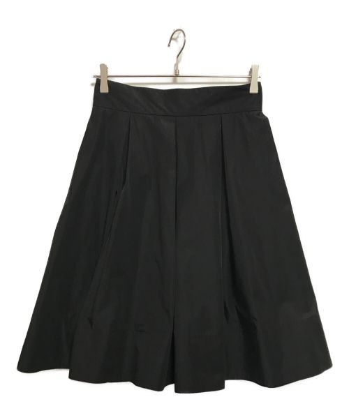 FOXEY NEWYORK（フォクシーニューヨーク）FOXEY NEWYORK (フォクシーニューヨーク) タックプリーツスカート ブラック サイズ:SIZE42の古着・服飾アイテム