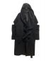 B Yohji Yamamoto（ビーヨウジヤマモト）の古着「ベルテッドデザインフーデッドコート」｜ブラック