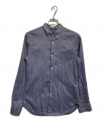 COMME des GARCONS HOMMEコムデギャルソン オム）の古着「Cotton Broad Long Sleeve Shirt」｜ブルー