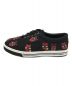 DOLCE & GABBANA (ドルチェ＆ガッバーナ) Low-Top Canvas Sneaker ROMA with Leather Embroidery Black ブラック サイズ:SIZE8：12800円
