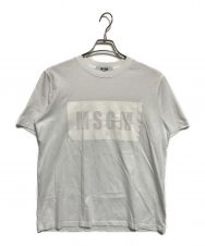 MSGM (エムエスジーエム) プリントTシャツ ホワイト サイズ:L