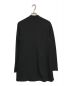 VIVIENNE TAM (ヴィヴィアンタム) ノーカラージャケット ブラック サイズ:SIZE38：7000円