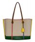 TORY BURCH（トリーバーチ）の古着「PERRY CANVAS TRIPLE-COMPARTMENT TOTE」｜アイボリー