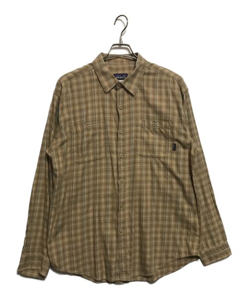 Patagonia（パタゴニア）Patagonia (パタゴニア) チェックシャツ ブラウン サイズ:Mの古着・服飾アイテム
