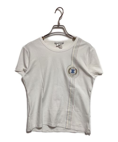 CELINE（セリーヌ）CELINE (セリーヌ) 2004オリンピックTシャツ ホワイト サイズ:Lの古着・服飾アイテム