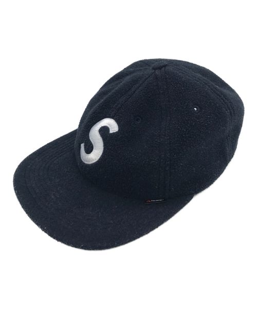 SUPREME（シュプリーム）Supreme (シュプリーム) Polartec S Logo 6-Panel Hat ネイビーの古着・服飾アイテム