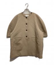 CLANE (クラネ) HALF SLEEVE COCOON JACKET ベージュ サイズ:2