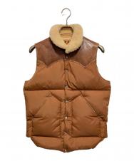 RockyMountainFeatherBed (ロッキーマウンテンフェザーベッド) ダウンベスト ブラウン サイズ:SIZE 38