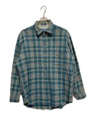 PENDLETON (ペンドルトン) 90’S エルボーパッチチェックシャツ グリーン サイズ:L