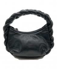 HEREU (ヘリュー) Espiga MINI レザー ハンドバッグ ブラック