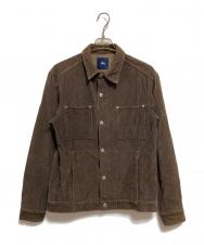 stussy (ステューシー) コーデュロイカバーオール ブラウン サイズ:L