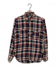 Engineered Garments (エンジニアド ガーメンツ) チェックシャツ レッド×グリーン サイズ:XS