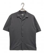 THE NORTH FACE (ザ ノース フェイス) S/S OPEN-COLLARED KNIT SHIRT グレー サイズ:L