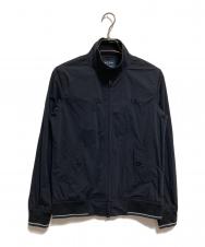 FRED PERRY (フレッドペリー) BEAMS (ビームス) ナイロンハリントンジャケット ブラック サイズ:S