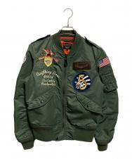 AVIREX (アヴィレックス) L-2 5th AIR FORCE フライトジャケット カーキ サイズ:M