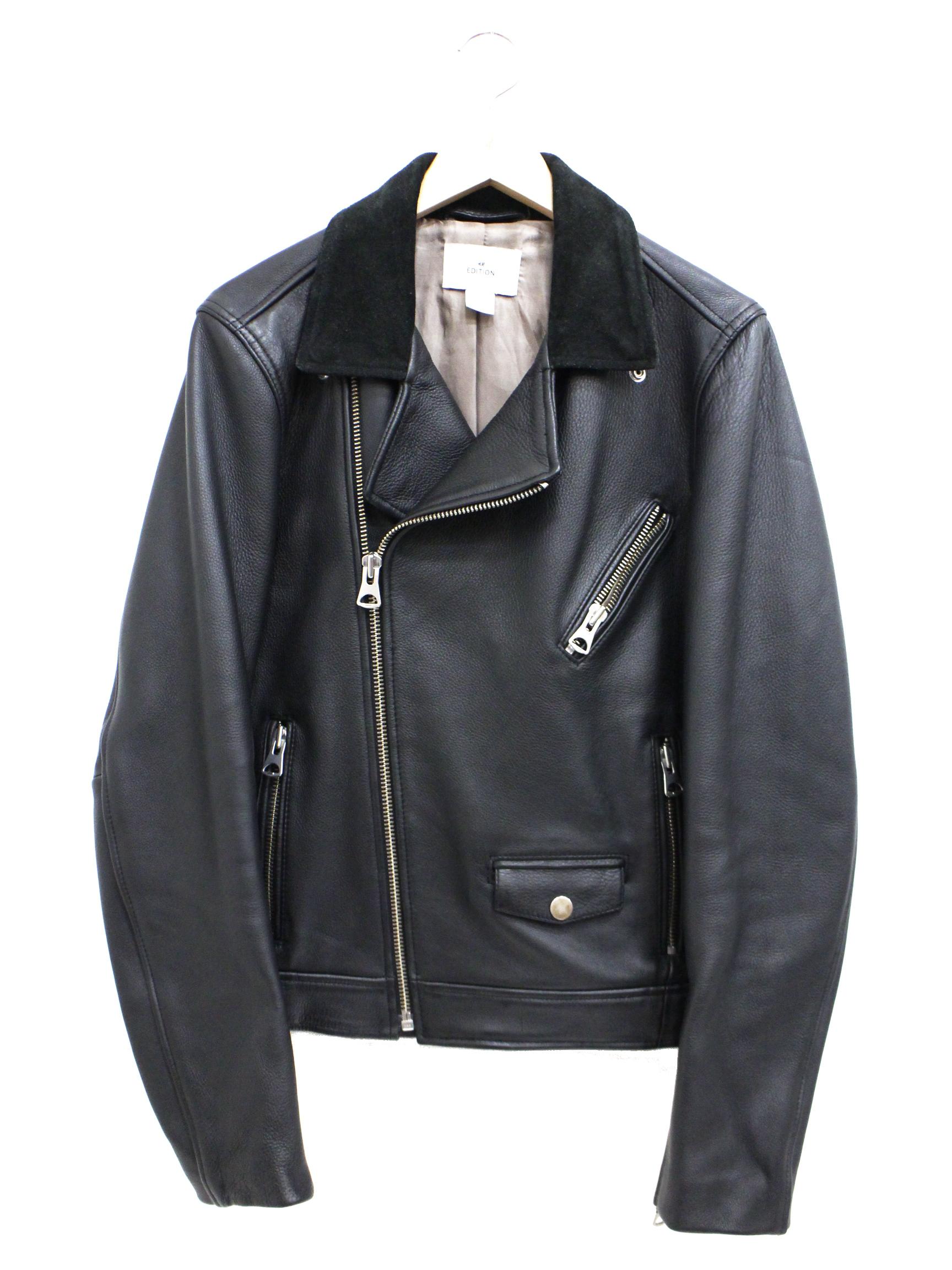 中古 古着通販 H M Edition エイチアンドエム エディション カウレザーダブルライダースジャケット サイズ 46 ブランド 古着通販 トレファク公式 Trefac Fashion