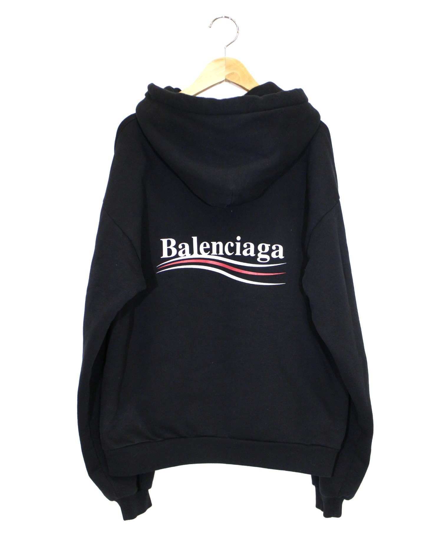 人気ブランドの バレンシアガ BALENCIAGA キャンペーンロゴパーカー 