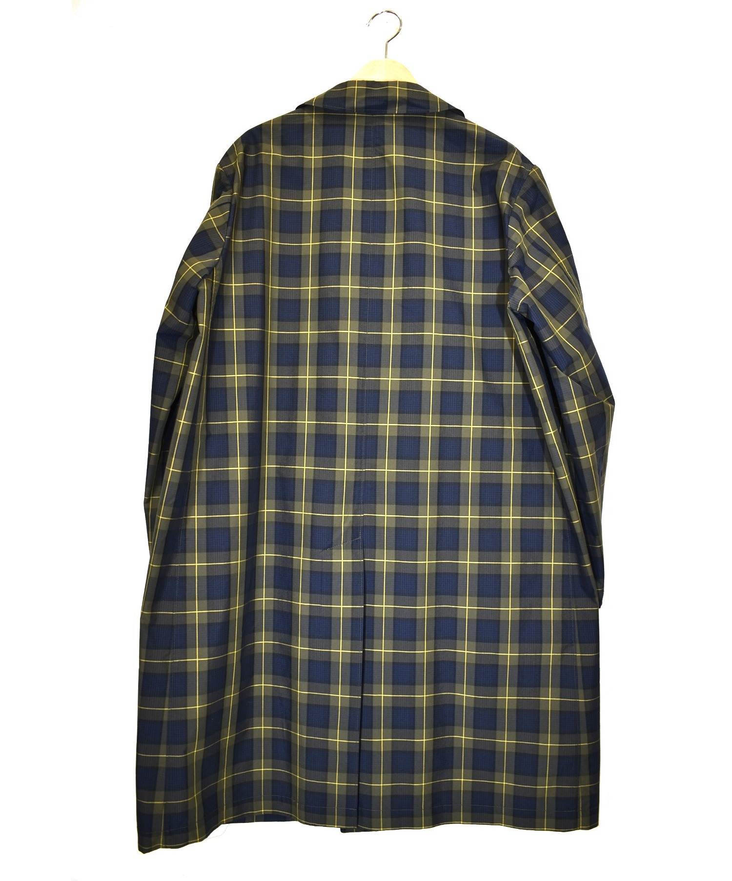 中古 古着通販 United Arrows ユナイテッドアローズ Uastチェックバルカラーコート カーキ ネイビー サイズ L 1125 133 6970 ブランド 古着通販 トレファク公式 Trefac Fashion