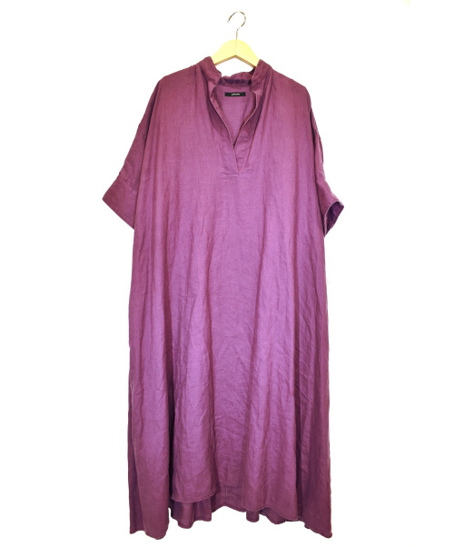 中古 古着通販 Journal Standard ジャーナルスタンダード リネン半袖aラインワンピース パープル サイズ F ブランド 古着通販 トレファク公式 Trefac Fashion