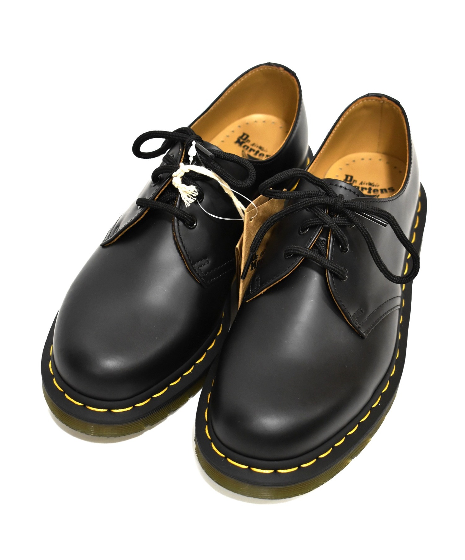中古 古着通販 Dr Martens ドクターマーチン 3ホールシューズ ブラック サイズ Uk6 未使用品 3eye Gibson Shoes ブランド 古着通販 トレファク公式 Trefac Fashion
