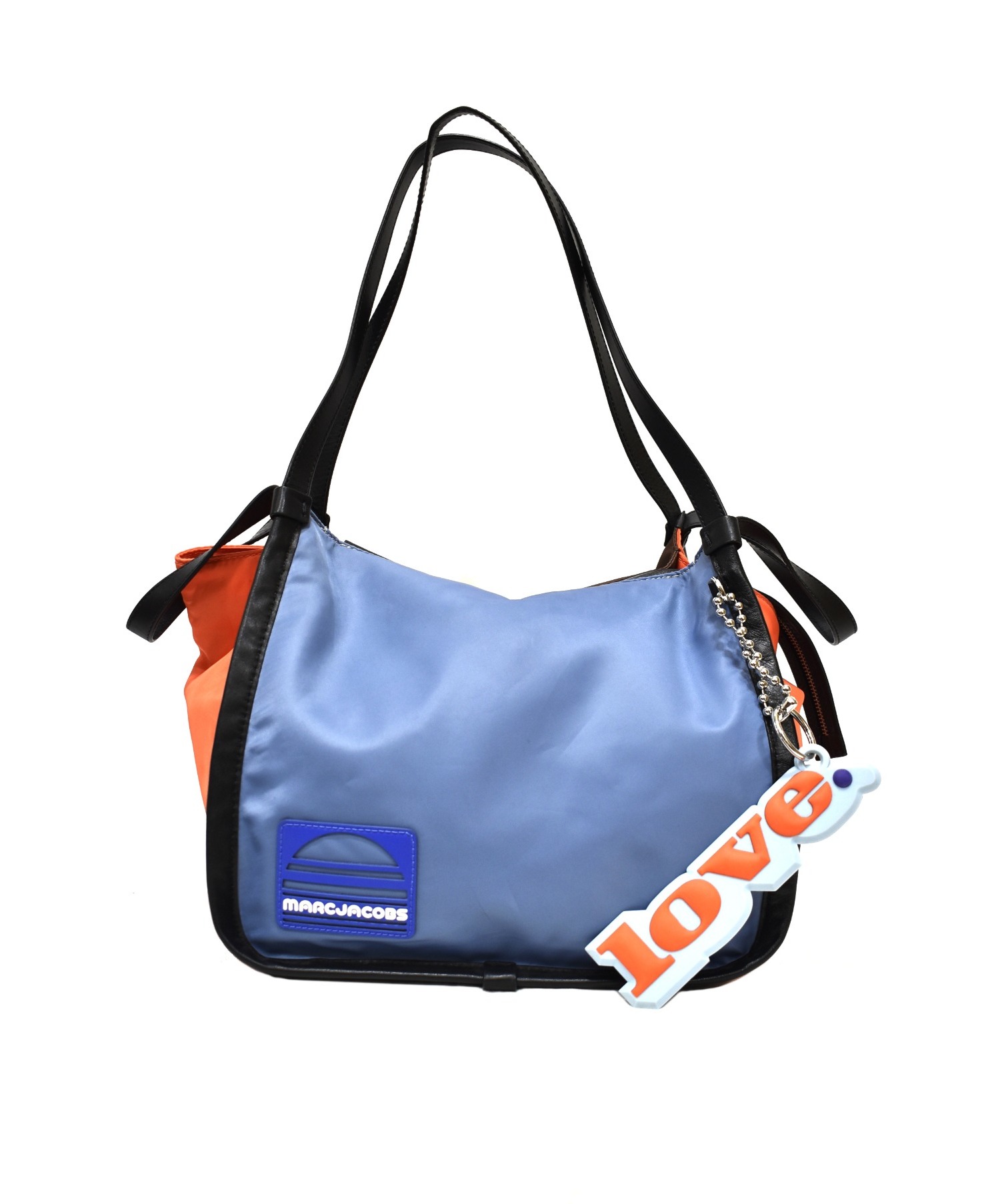 MARC JACOBS (マークジェイコブス) カラーブロックスポーツトートバッグ オレンジ×ブルー サイズ:下記参照 M0013934-886  Colour-block Sport Tote Bag