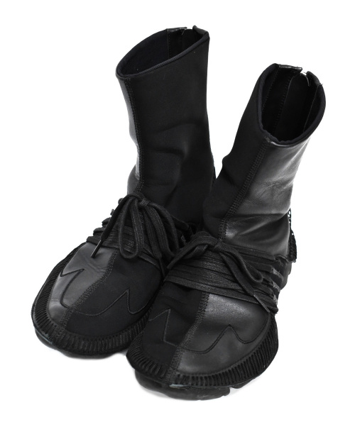 中古 古着通販 Adidas Yohji Yamamoto アディダス ヨウジヤマモト ハイブリッドスニーカーブーツ ブラック サイズ 25cm 7301 Hybrid Sneaker Boots ブランド 古着通販 トレファク公式 Trefac Fashion