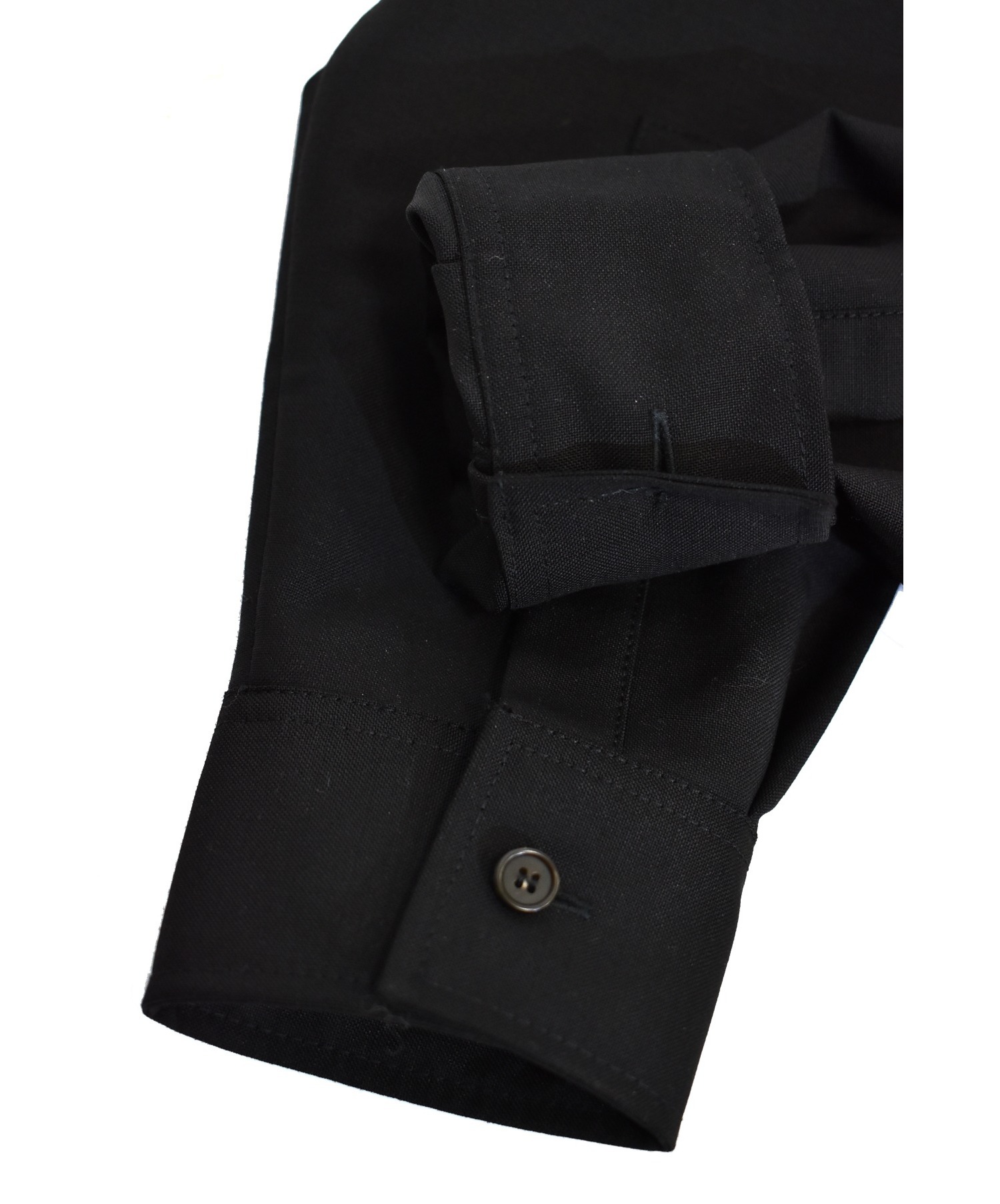 ACNE STUDIOS (アクネステュディオズ) パッチポケットシャツ ブラック サイズ:44（XS） 20-21年A/W Patch-Pocket  Shirt FN-MN-SHIR000308