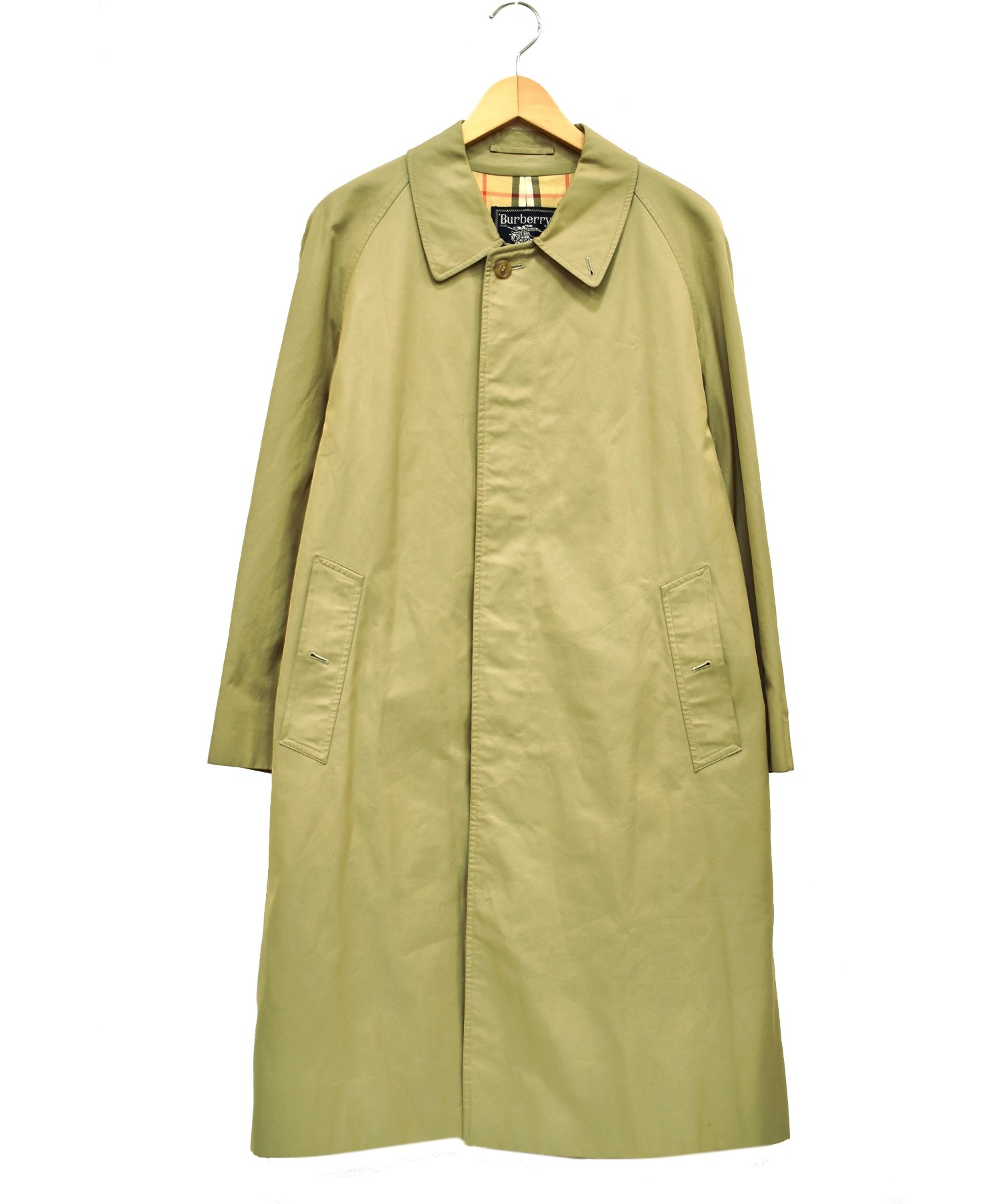 中古 古着通販 Burberry S バーバリーズ ステンカラーコート オリーブ サイズ 下記参照 ブランド 古着通販 トレファク公式 Trefac Fashion