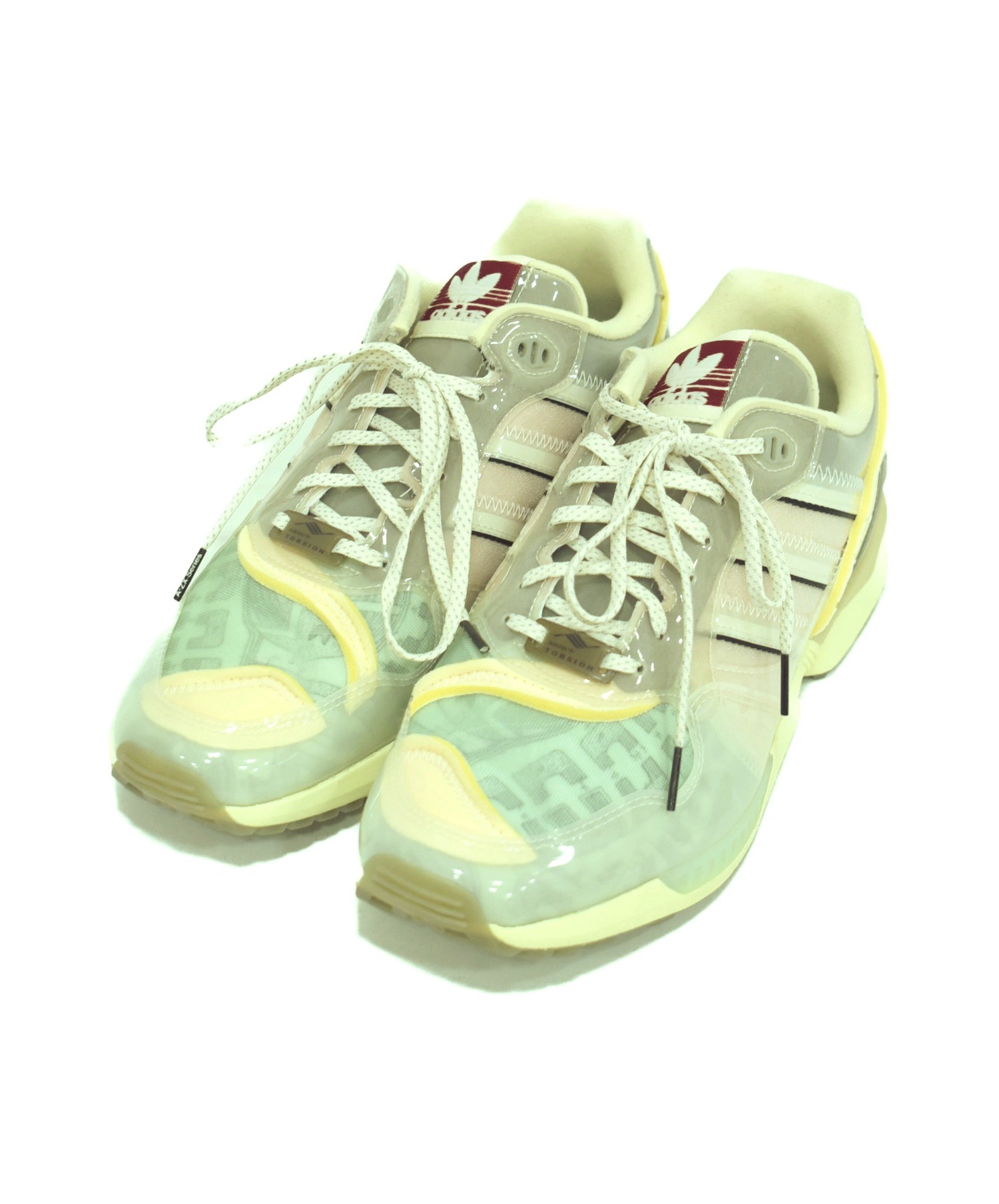 中古 古着通販 Adidas アディダス インサイドアウトハイテクスニーカー ベージュ サイズ 27 5cm 未使用品 Zx 6000 Xz 0006 X Ray G ブランド 古着通販 トレファク公式 Trefac Fashion