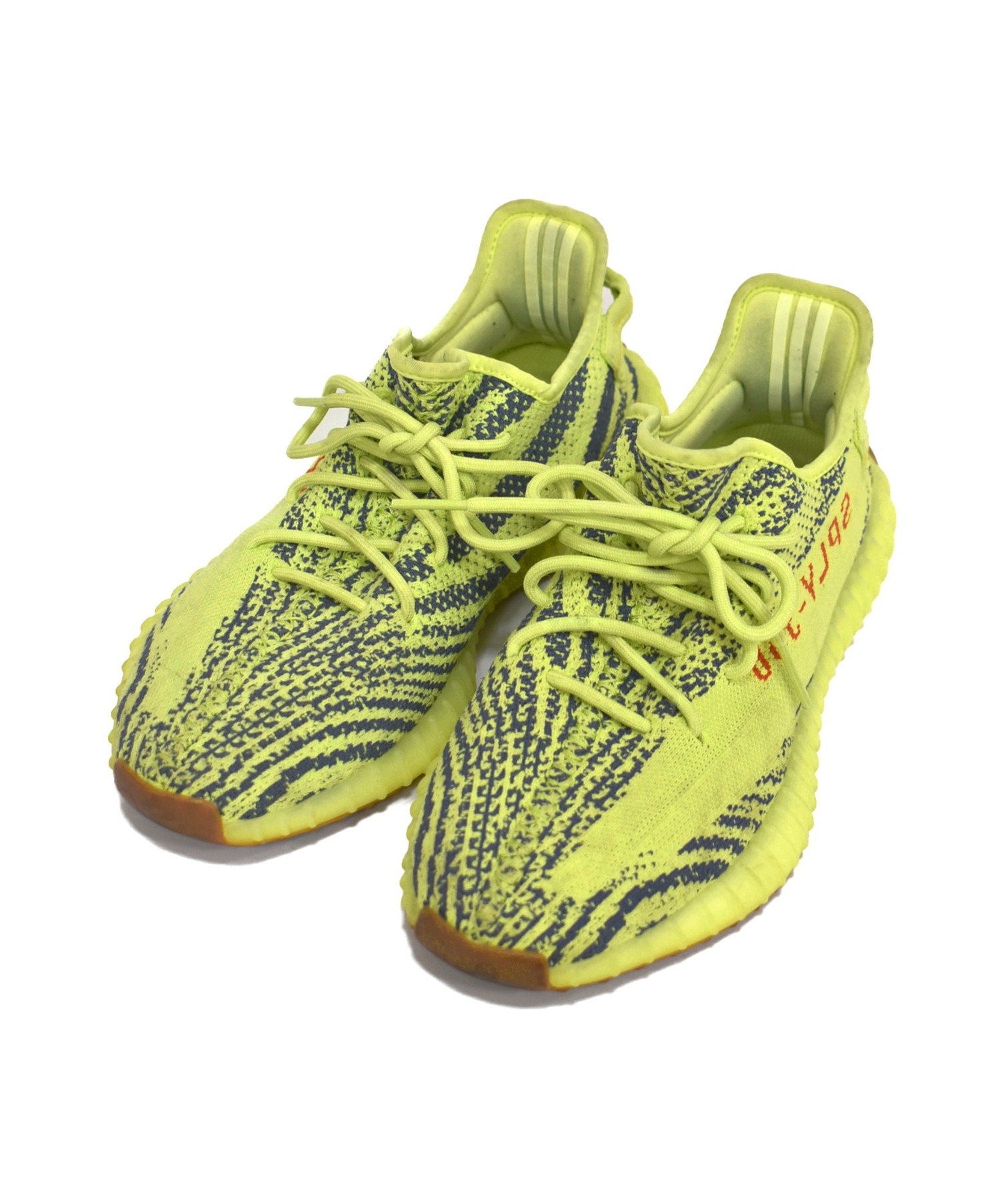 中古 古着通販 Adidas アディダス ブーストスニーカー イエロー サイズ 27cm Yeezy Boost350v2 Semi Frozen Yellow 7572 ブランド 古着通販 トレファク公式 Trefac Fashion