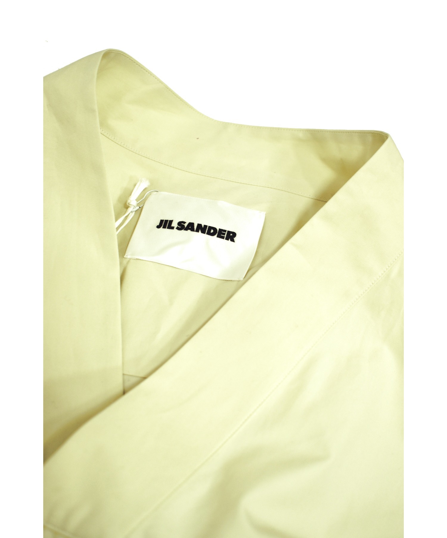 JIL SANDER (ジルサンダー) スキッパーシャツコート ホワイト サイズ:41 JSMQ741826