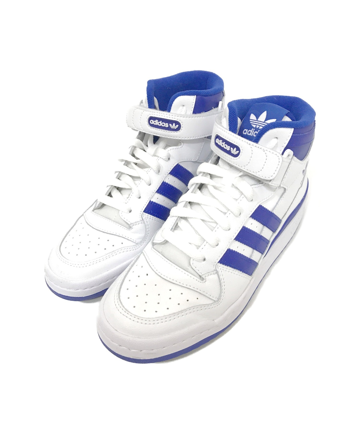 中古・古着通販】adidas Originals (アディダスオリジナル) Forum Mid ホワイト×ブルー サイズ:26cm FY4976｜ブランド・古着通販  トレファク公式【TREFAC FASHION】