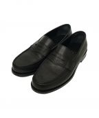LOUIS VUITTON（）の古着「EPI SORBONNE LINE LEATHER LOAFERS SHOES」｜ブラック
