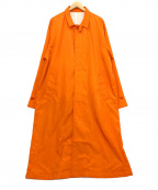 UNUSED（アンユーズド）の古着「UNU NYLON COAT」｜オレンジ