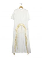 TOGA PULLAトーガ プルラ）の古着「トリコットジャージードレス」｜ホワイト