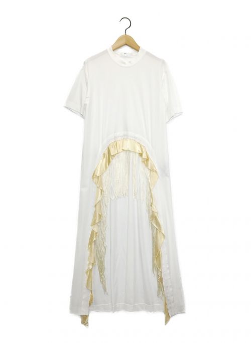 TOGA PULLA（トーガ プルラ）TOGA PULLA (トーガ プルラ) トリコットジャージードレス ホワイト サイズ:36の古着・服飾アイテム