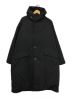 COMOLI（コモリ）の古着「インサレーション フーデッドコート」｜ブラック
