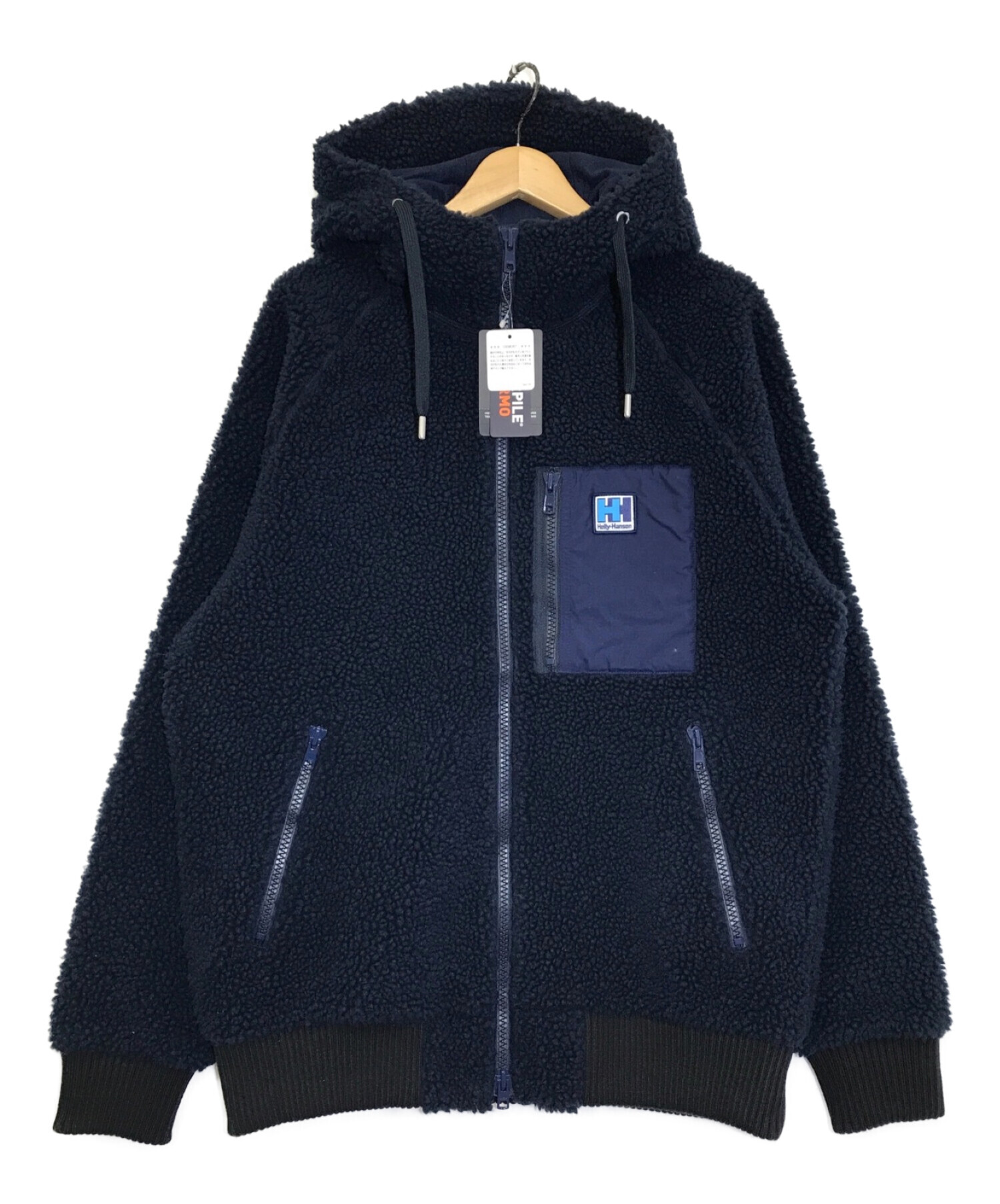HELLY HANSEN (ヘリーハンセン) ボアフリースジャケット ネイビー サイズ:XL 未使用品