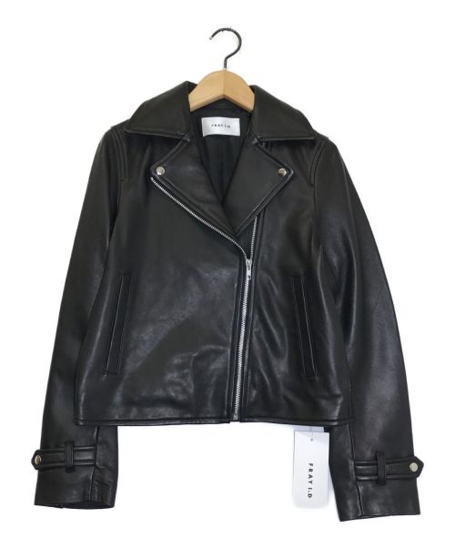 UNISEX S/M FRAY I.D フレイアイディー レザーライダースジャケット