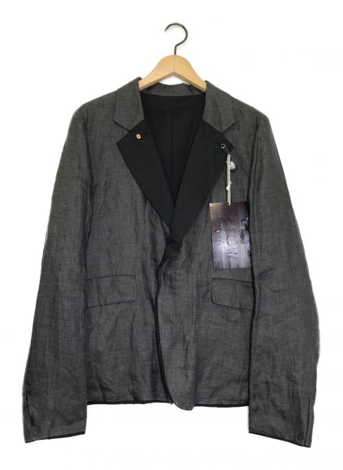 SUNSEA（サンシー）SUNSEA (サンシー) Spec Reversible Linen Jacket グレー サイズ:2の古着・服飾アイテム