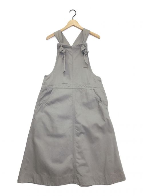ORCIVAL（オーシバル）ORCIVAL (オーシバル) オーガニックコットン カツラギ サロペットスカート グレー サイズ:1の古着・服飾アイテム
