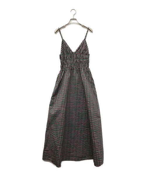 maison special ラメギンガムジャガードキャミワンピース
