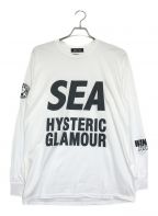 Hysteric Glamour × WIND AND SEA（ヒステリックグラマー×ウィンダンシー）の古着「プリントカットソー」｜ホワイト