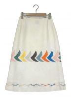 mina perhonen（ミナ ペルホネン）の古着「スカート」｜アイボリー