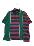 kolor/BEACON（カラービーコン）の古着「ドッキングポロシャツ」｜グリーン