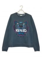 KENZOケンゾー）の古着「Tiger sweatshirt」｜ブルー